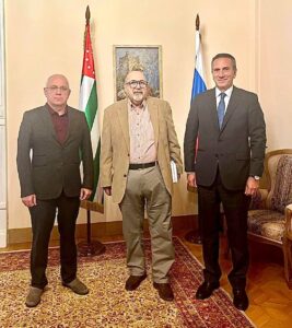 В Посольстве Абхазии  в Москве состоялась встреча посла Алхаса Квициниа с писателем Владимиром Делба